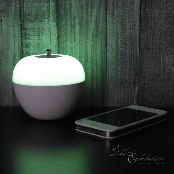 LED Tischlampe mit Farbwechsel Pust-Sensor