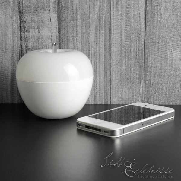 LED Tischlampe mit Farbwechsel Pust-Sensor