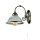 Jugendstil Wandlampe mit Glasschirm Antik