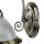 Jugendstil Wandlampe mit Glasschirm Antik
