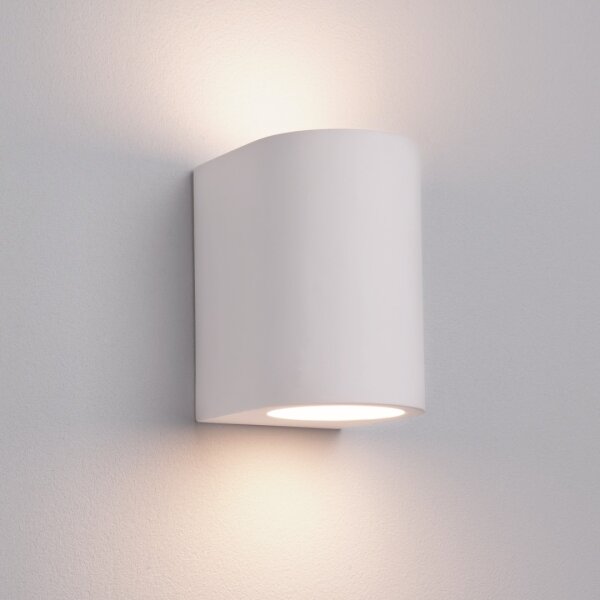 Wandlampe in Weiß