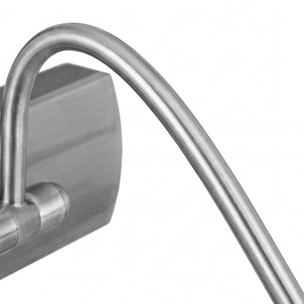 Moderne LED Wandleuchte in Silber