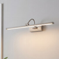 Moderne LED Wandleuchte in Silber