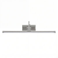 Moderne LED Wandleuchte in Silber