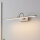 Moderne LED Wandleuchte in Silber