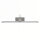 Moderne LED Wandleuchte in Silber