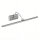 Moderne LED Wandleuchte in Silber