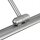 Moderne LED Wandleuchte in Silber