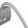 Moderne LED Wandleuchte in Silber