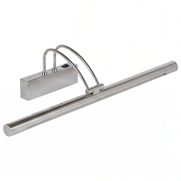 Verstellbare Bilderleuchte LED Chrom 68 cm mit Schalter