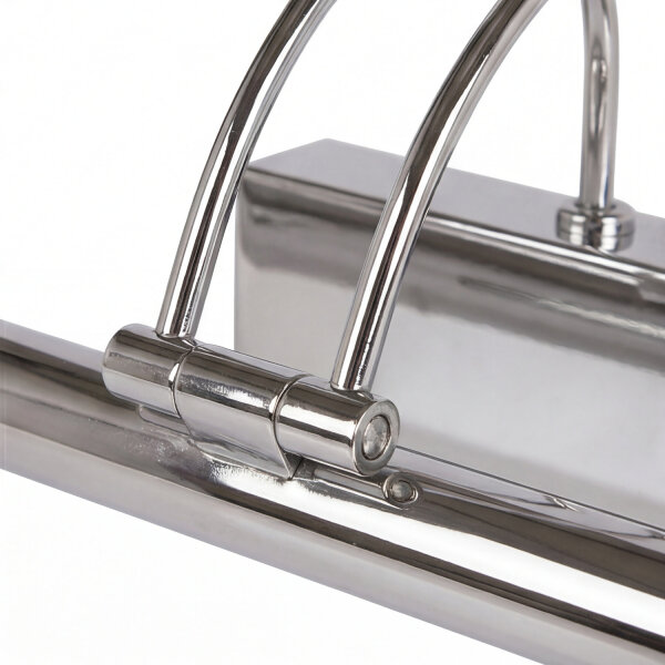Verstellbare Bilderleuchte LED Chrom 68 cm mit Schalter