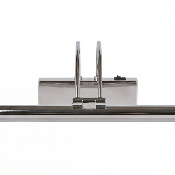 Verstellbare Bilderleuchte LED Chrom 68 cm mit Schalter