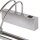 Verstellbare Bilderleuchte LED Chrom 68 cm mit Schalter