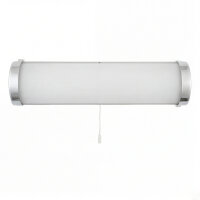 Wandlampe Glas Modern Zugschalter B:40 cm E14 2-flammig