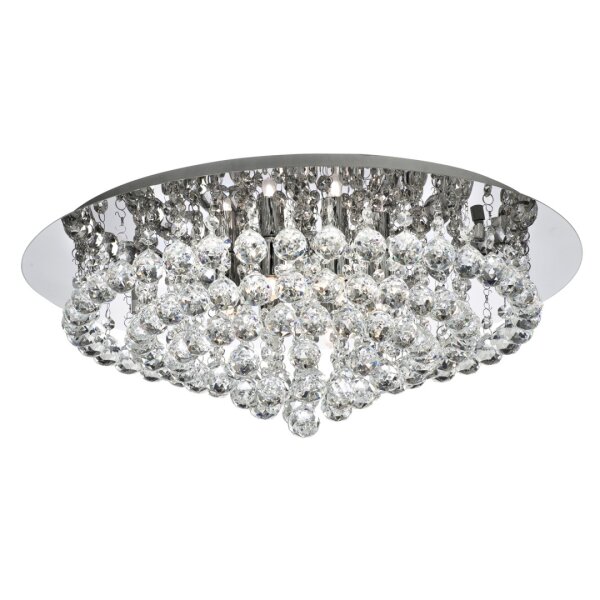 Kristall Deckenlampe Klassisch in Chrom