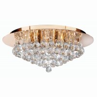 Kristall Deckenlampe Klassisch in Gold