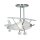Deckenlampe Kinderzimmer Flugzeug E27 Metall Glas