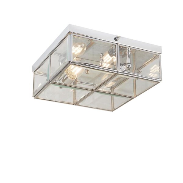 Deckenlampe in Chrom