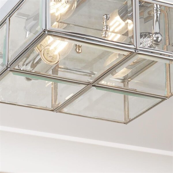 Deckenlampe in Chrom
