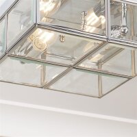 Deckenlampe in Chrom