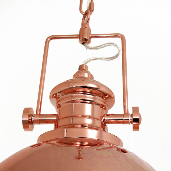 Pendelleuchte INDUSTRIAL in Kupfer
