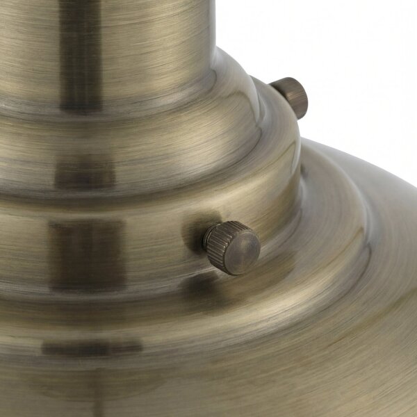 Pendelleuchte Industrie Bronze Glas E27 Ø18 cm Maritim