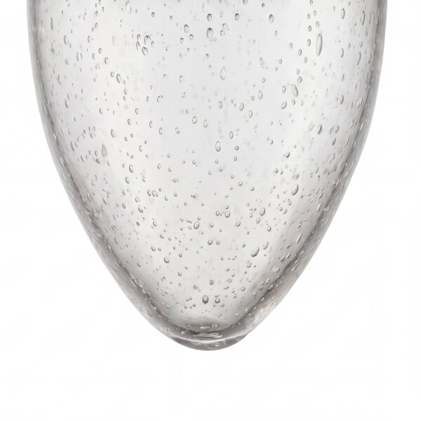 Pendelleuchte Industrie Silber Glas E27 Ø18 cm Maritim