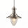 Pendelleuchte Industrie Silber Glas E27 Ø18 cm Maritim