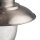 Pendelleuchte Industrie Silber Glas E27 Ø18 cm Maritim