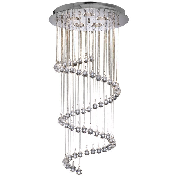 Hängeleuchte 5-flmg. Helix