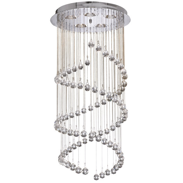 Hängeleuchte 5-flmg. Doppelhelix