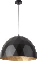 Design Hängelampe Schwarz Gold