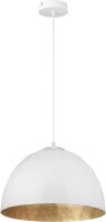 Design Pendellampe Wei&szlig; Gold