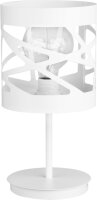 Tischlampe Modern Wei&szlig; Metall Ferva