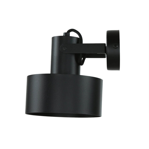 Wandstrahler RIF Schwarz Metallschirm Ø15 cm E27