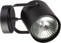 Strahler Wand Schwarz E27 Ø 12 cm