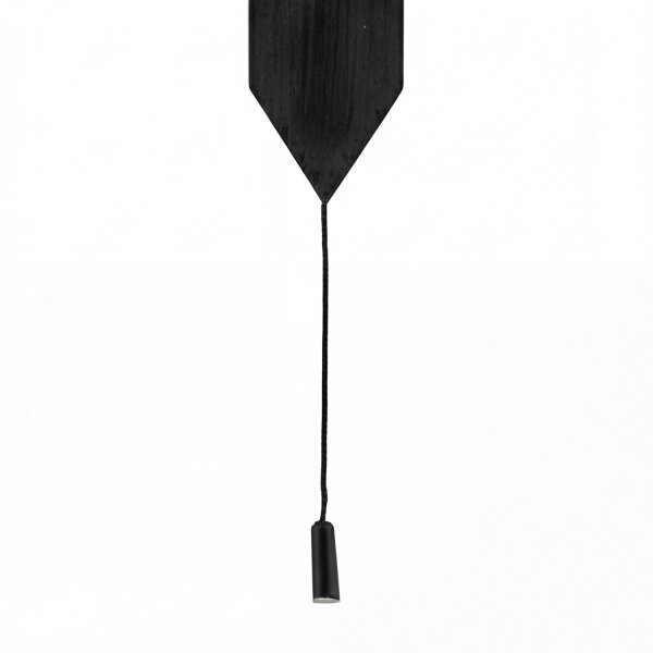 Wandlampe Rustikal Schwarz Eisen E14 B:33,5 cm Schalter