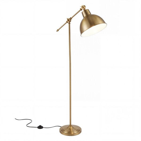 Vintage Stehleuchte in Gold antik