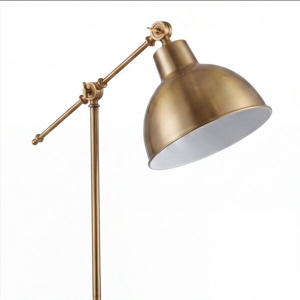 Vintage Stehleuchte in Gold antik