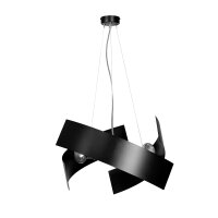Design Hängeleuchte Schwarz Metall...