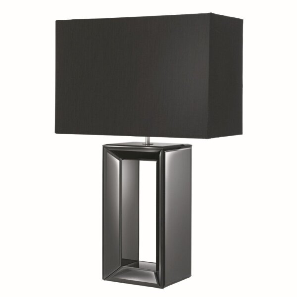 Moderne Schlafzimmerlampe schwarz