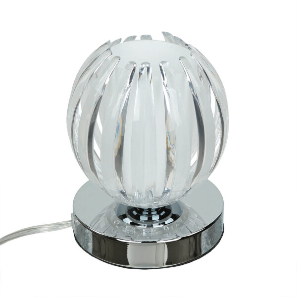 Dimmbare Touch Tischleuchte Touchdimmer Modern chrom