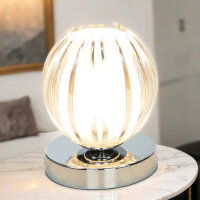 Dimmbare Touch Tischleuchte Touchdimmer Modern chrom