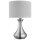Elegante Tischleuchte in silber