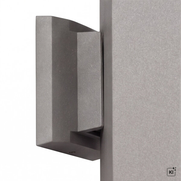 Wandleuchte in Silber Aluminium IP54 Modern