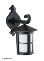 Rustikale Außenlampe KINGFISHER IP43 Schwarz E27