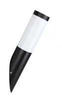 Wandlampe Au&szlig;en in Schwarz IP44 blendarm E27