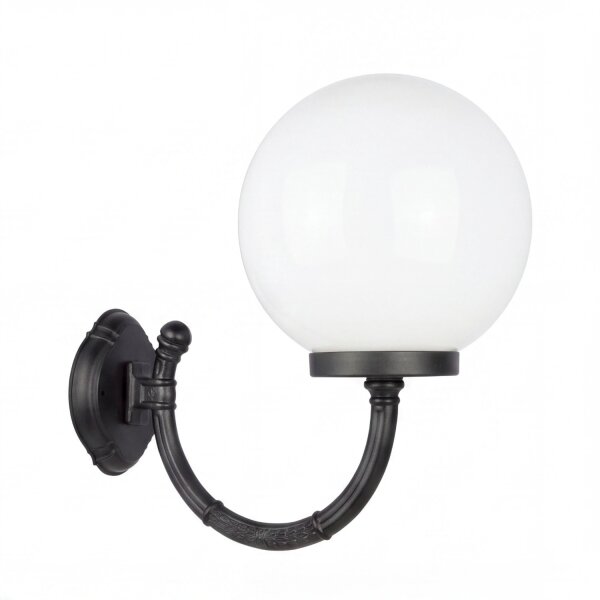 Wandlampe Schwarz Weiß IP43 E27 Vintage Haustür