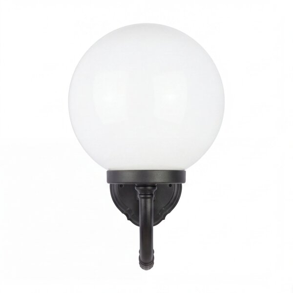 Wandlampe Schwarz Weiß IP43 E27 Vintage Haustür
