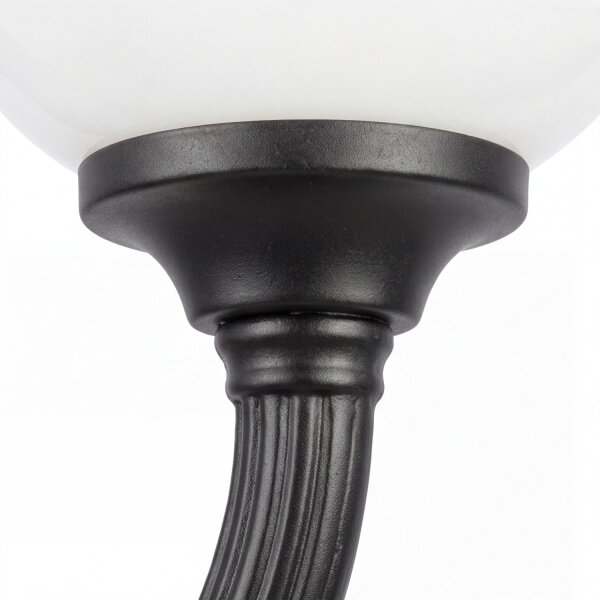 Wandlampe Schwarz Weiß IP43 E27 Vintage Haustür